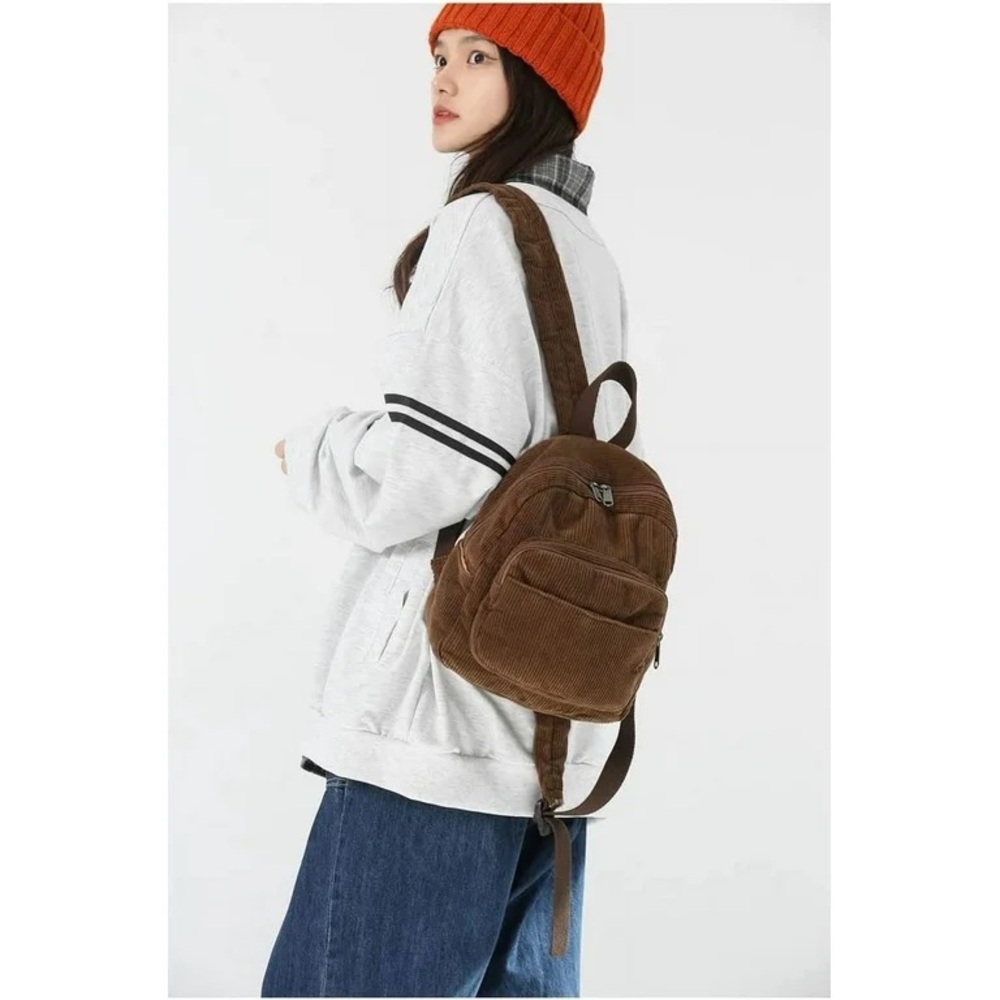 Little dark brown back pack
